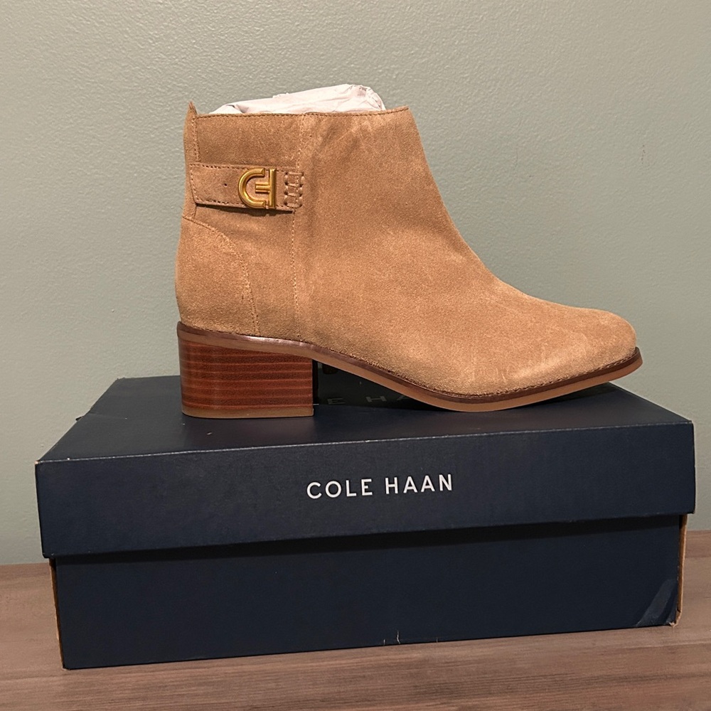 Cole Haan Suede Ankle Boots